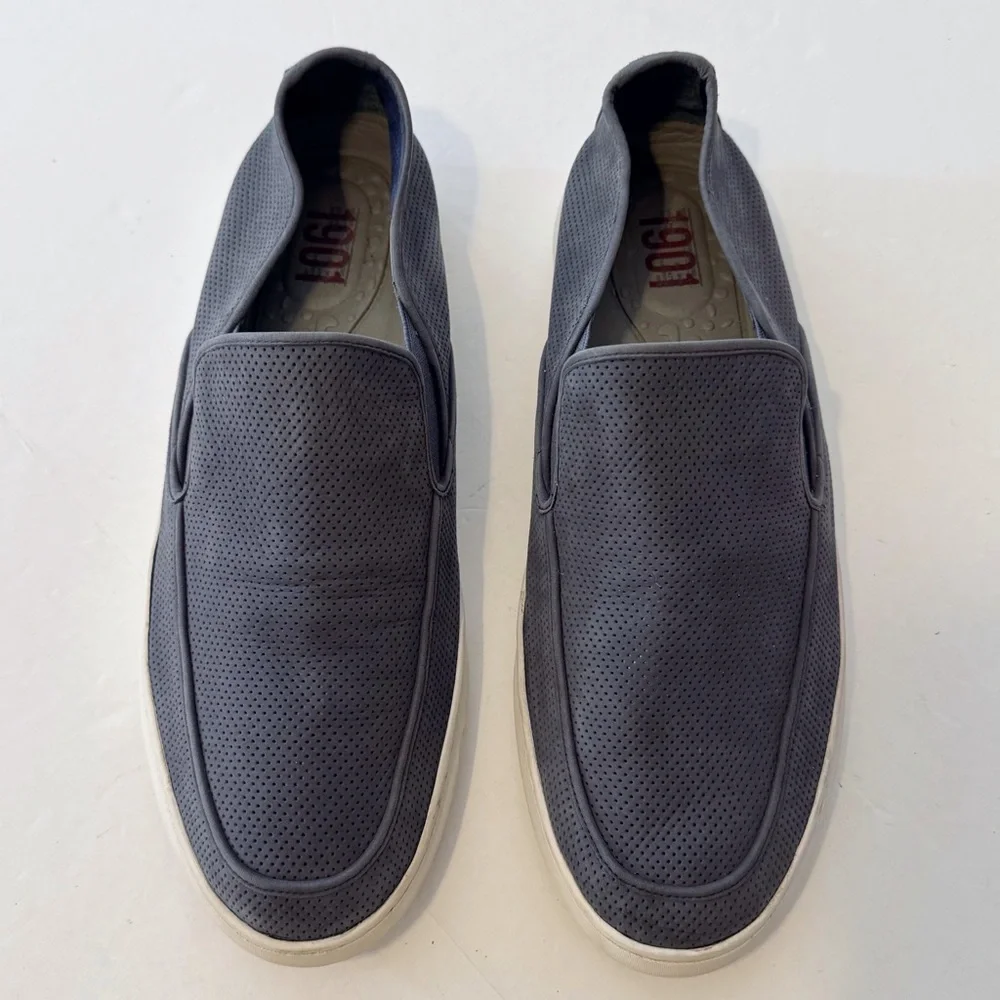 1901 Venice Perforated Suede Slip-on Shoes